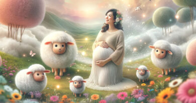 Tehotná žena ovce