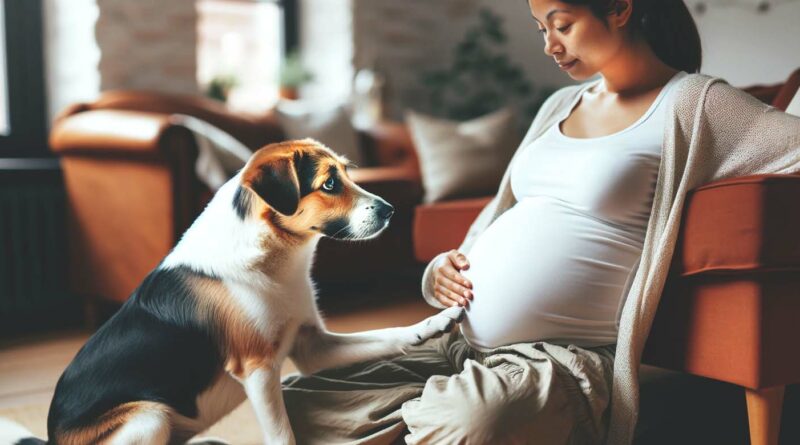 Pes cíti tehotenstvo a tehotnú ženu