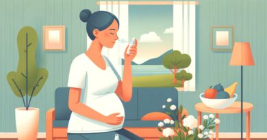 Kvapky proti kašľu, tehotná žena