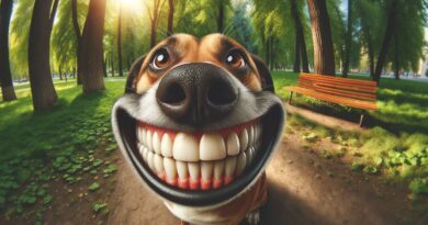 Pes s úsmevom, ľudská zubná pasta pre psa